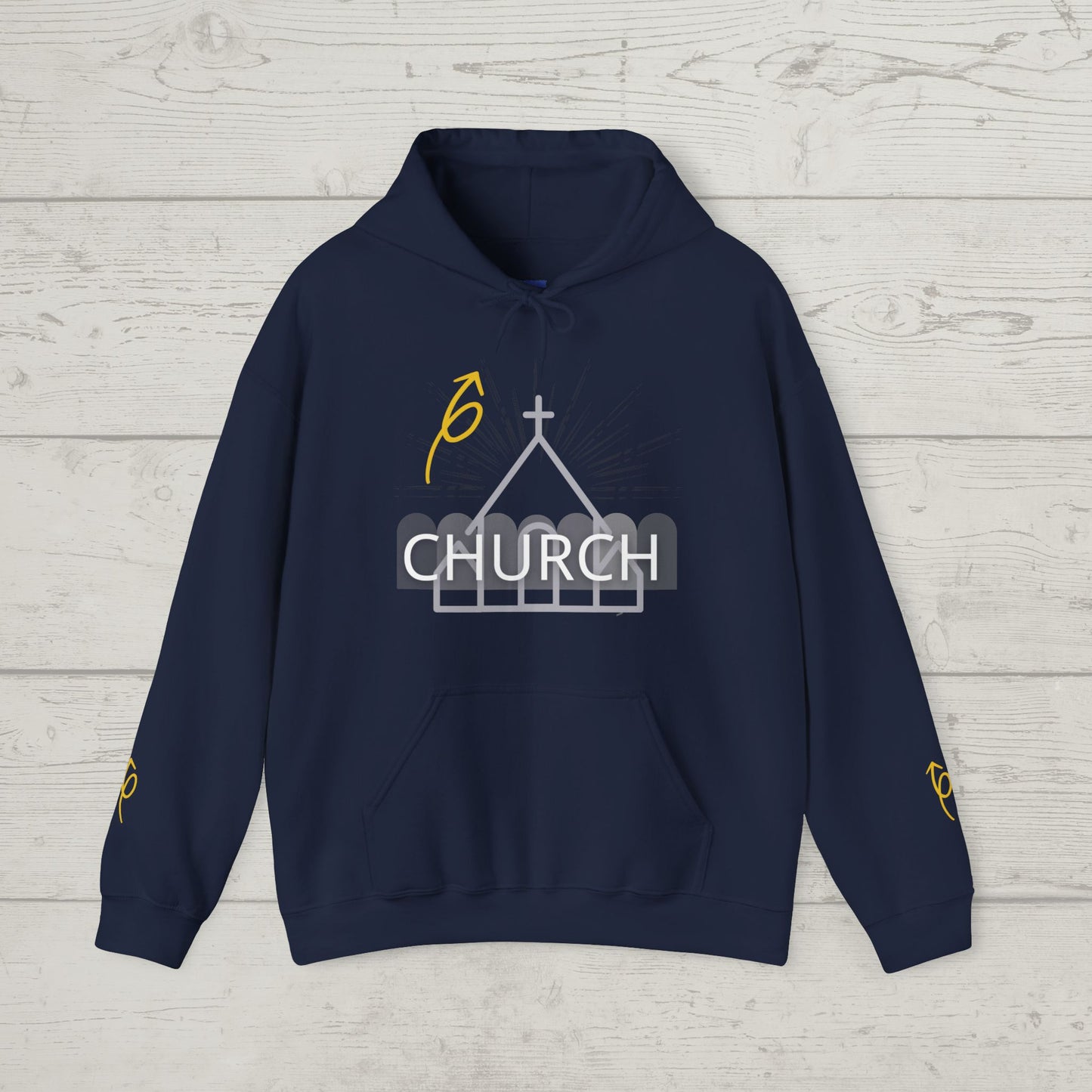 "Church" Unisex Hoodie with a message.