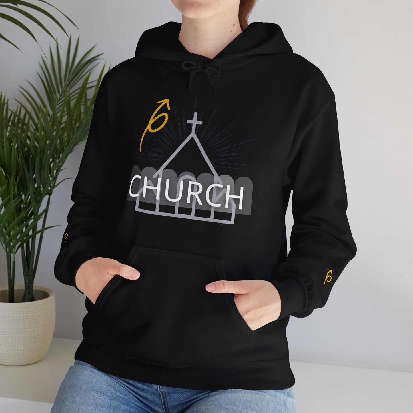 "Church" Unisex Hoodie with a message.