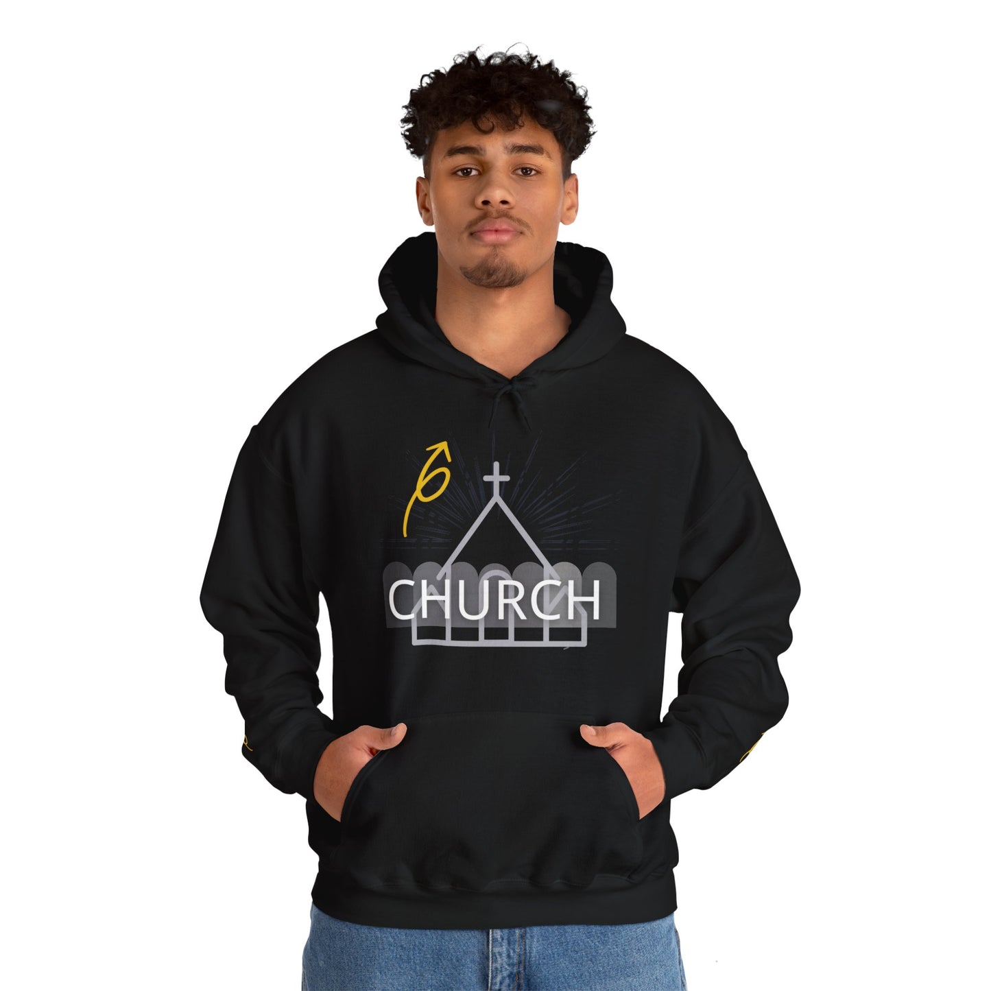 "Church" Unisex Hoodie with a message.