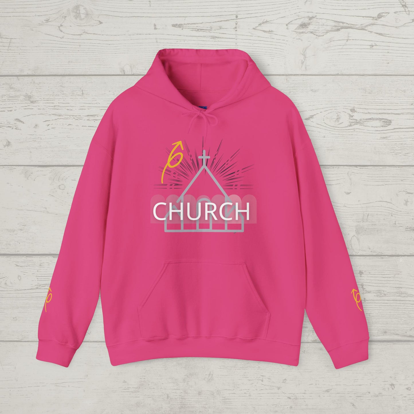 "Church" Unisex Hoodie with a message.