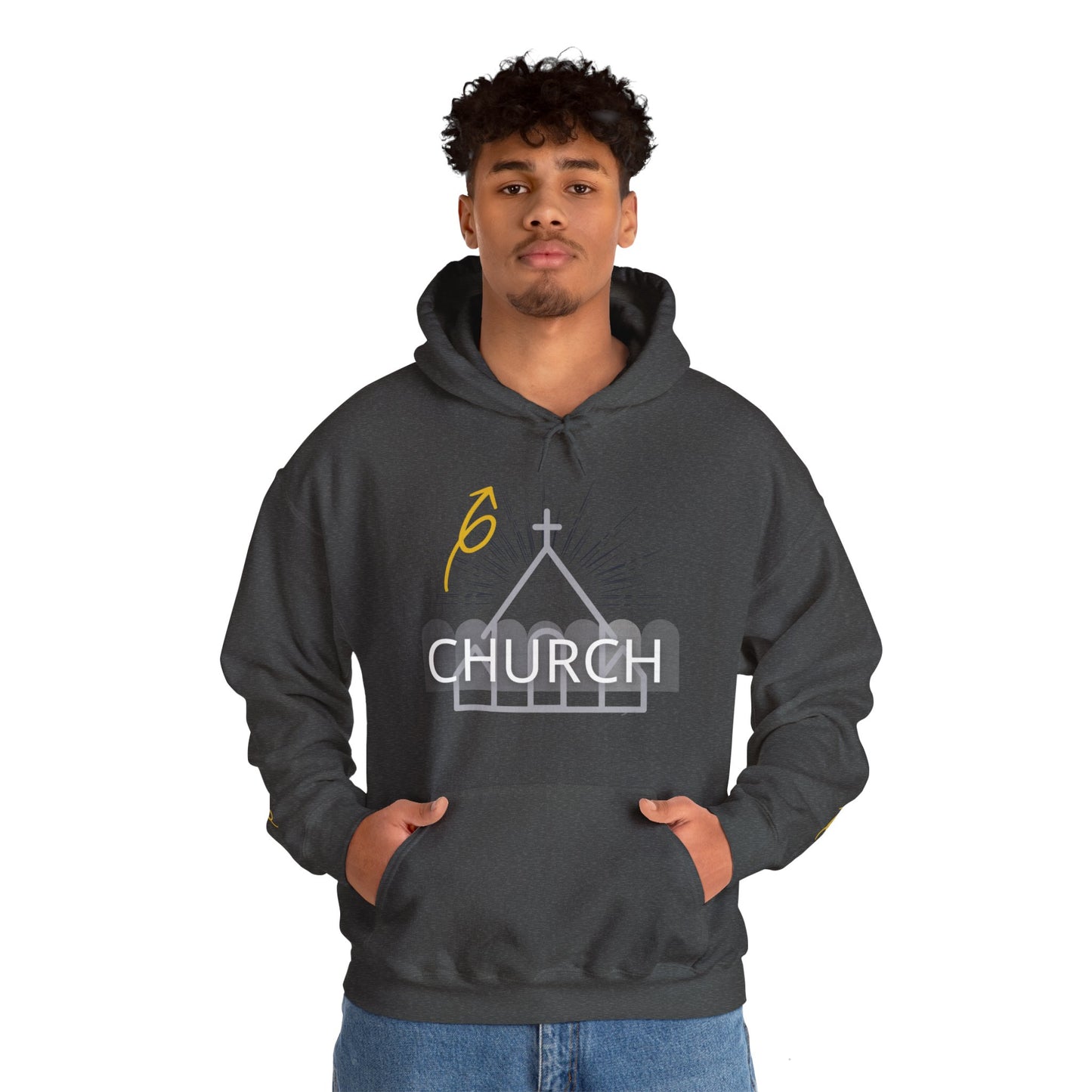 "Church" Unisex Hoodie with a message.