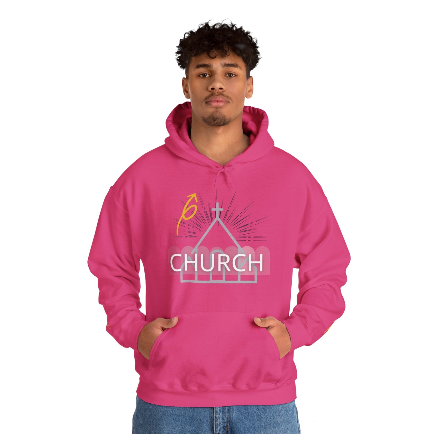 "Church" Unisex Hoodie with a message.