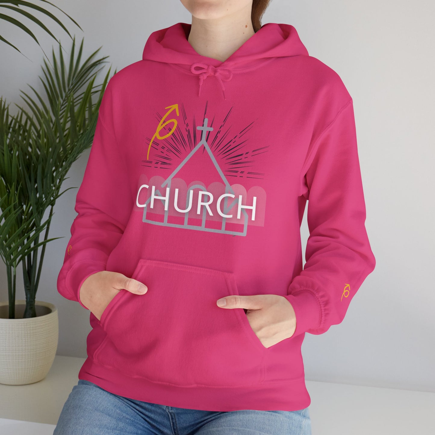 "Church" Unisex Hoodie with a message.